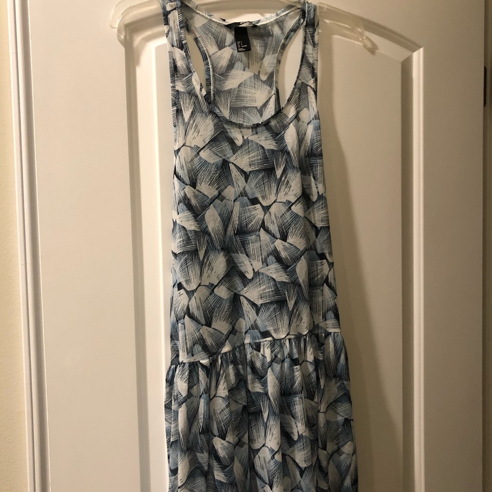 H & M Blue White One Piece New Size S
